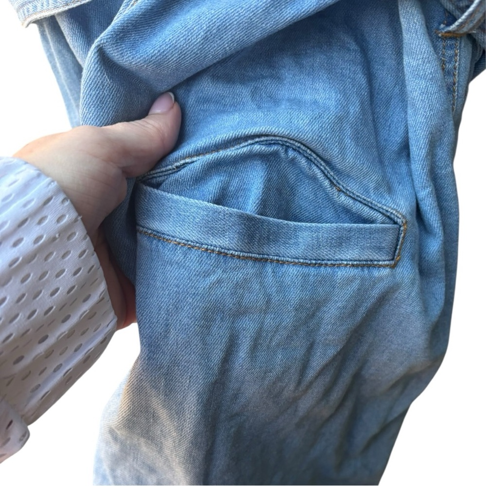 Faherty Utility Denim Romper - image 4